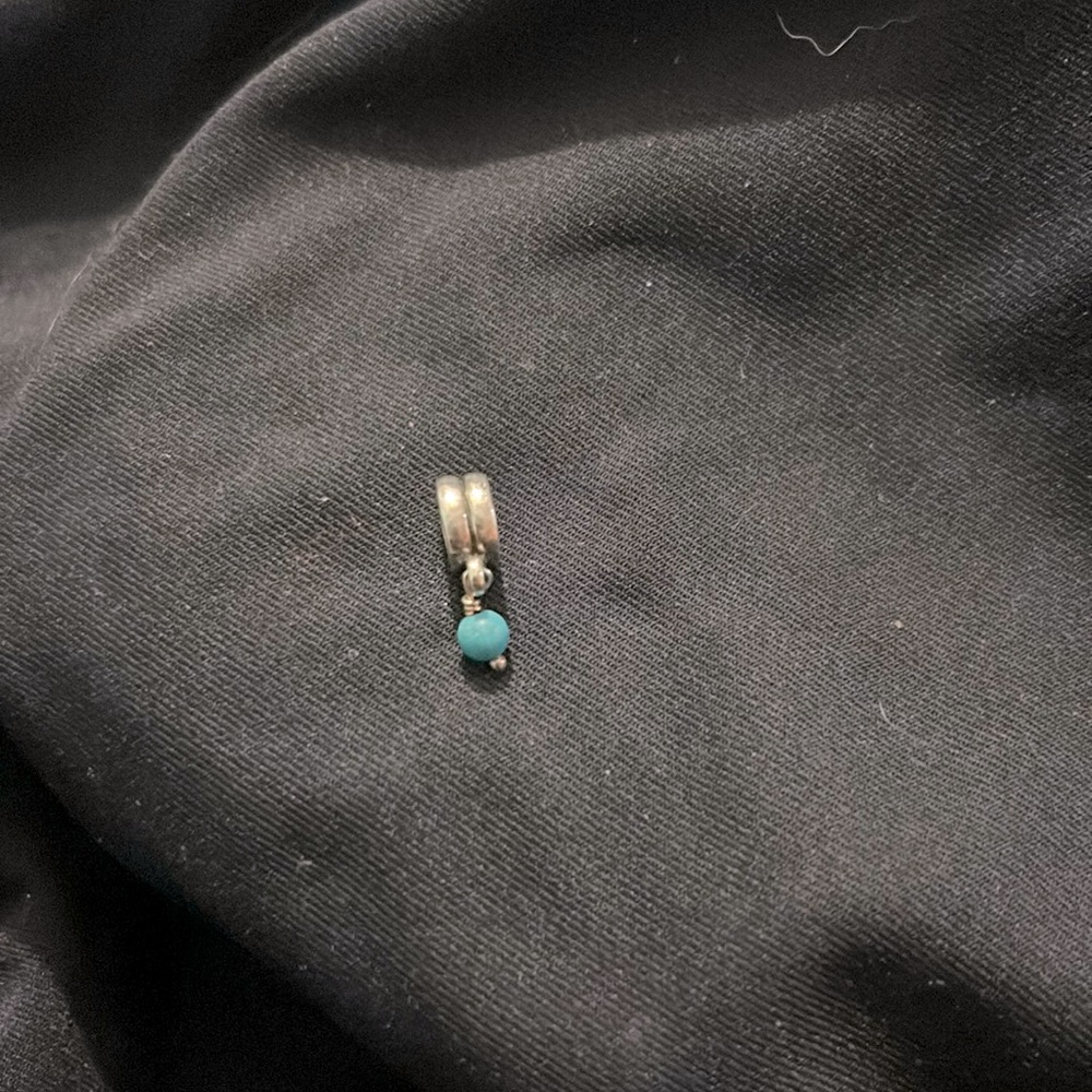 Turquoise dangle charm